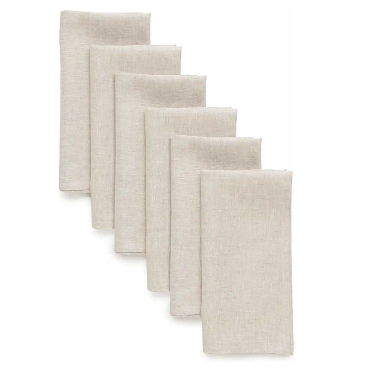 Servilletas de lino en tono natural