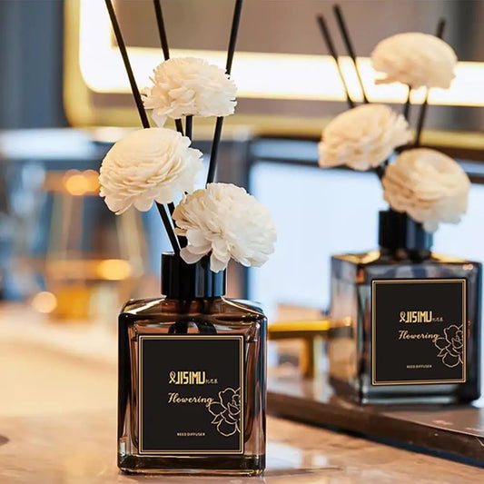 Difusor de varillas con flores