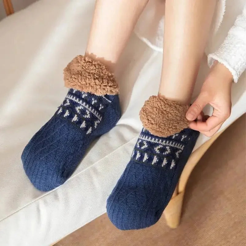 Calcetines pantufla de borreguito